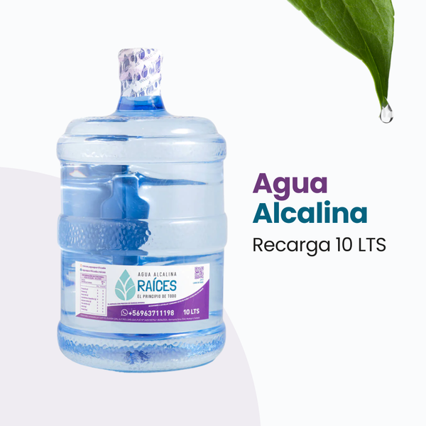 Recarga De 10 Litros - Agua Alcalina