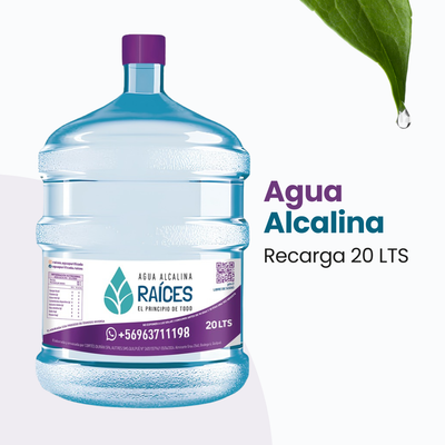 Recarga de 20 Litros - Agua Alcalina