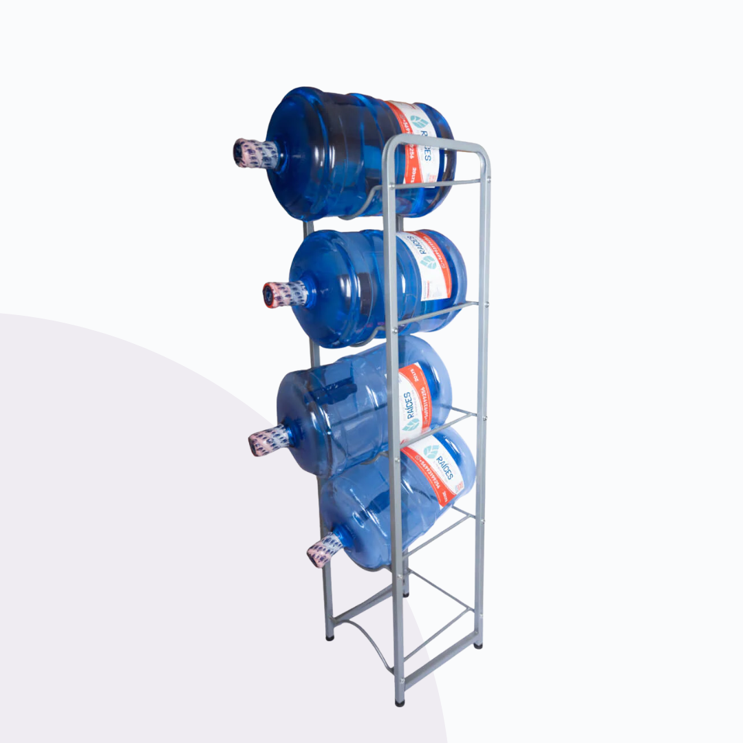 Rack Organizador  Para 5 Bidones de Agua 20 Litros