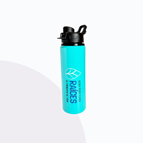 Botella de Aluminio 750 ml con Tapa Click