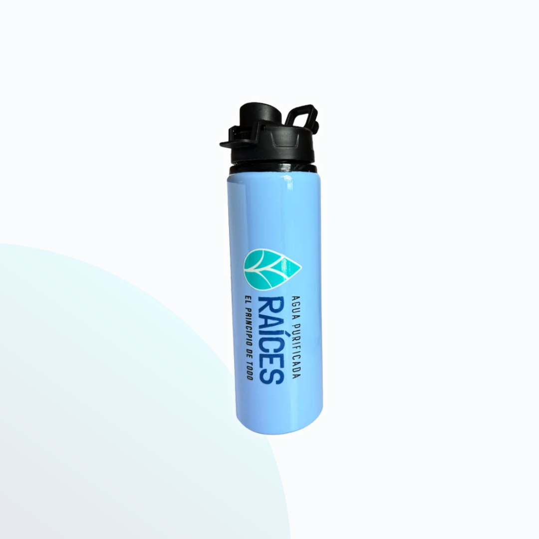 Botella de Aluminio 750 ml con Tapa Click