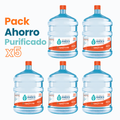 Pack 5 Recargas Agua Purificada 20 LT