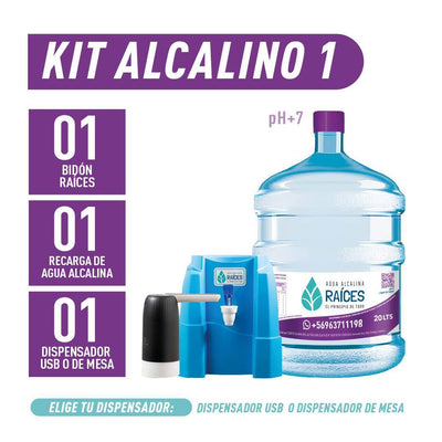 Kit Inicial 1 - Agua Alcalina