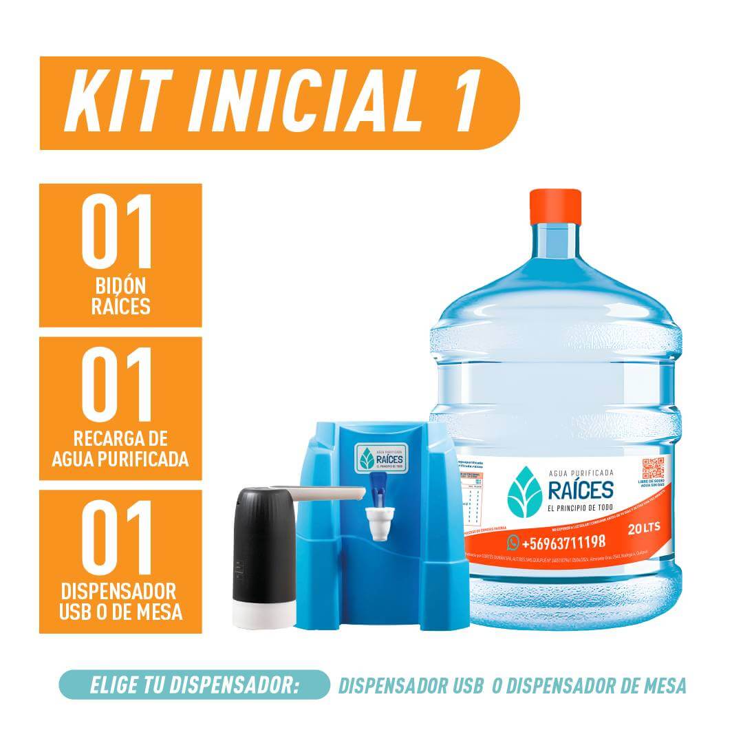 Kit Inicial 1 - Agua Purificada