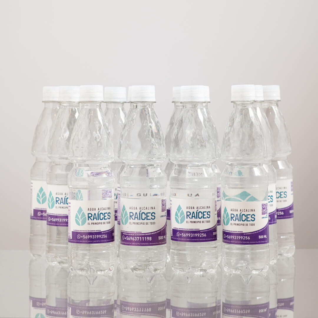 Pack De 12 Botellas de 500 Cc- Agua Alcalina