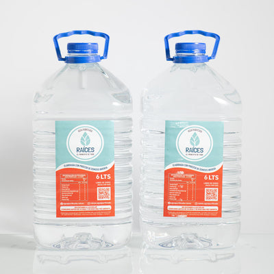 Pack De 2 Botellones De 6 Litros- Agua Purificada