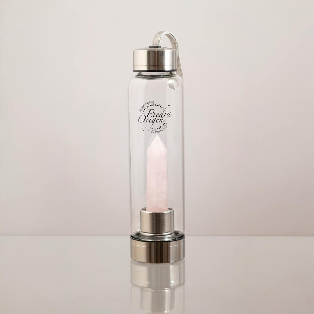 Botella Piedra Origen enriquecida con piedras naturales