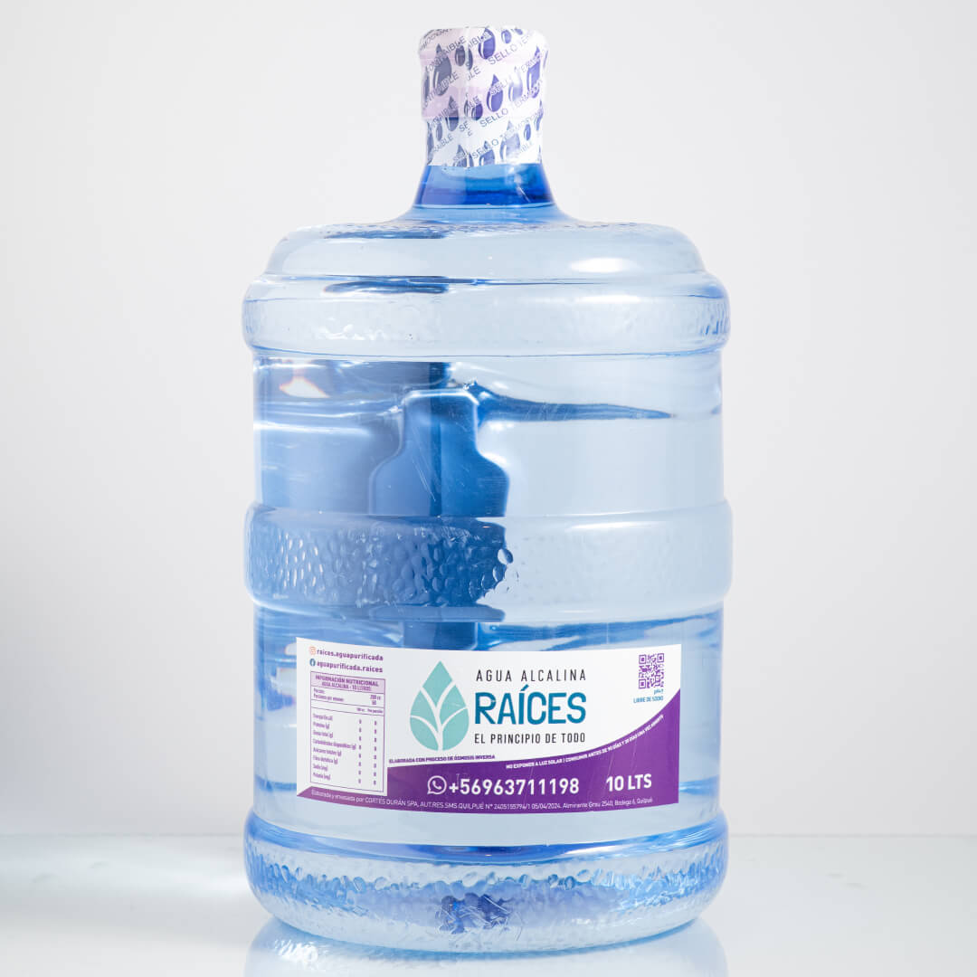 Recarga De 10 Litros - Agua Alcalina
