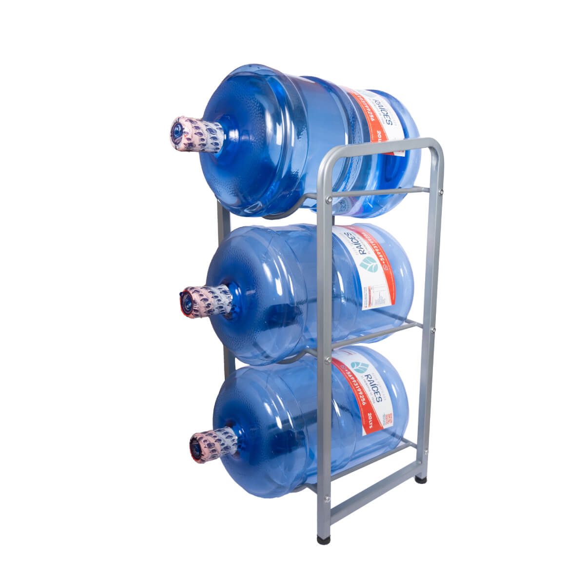 Estante Rack de 3 Bidones de 20 Litros