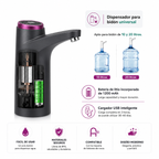Dispensador USB Premium Negro
