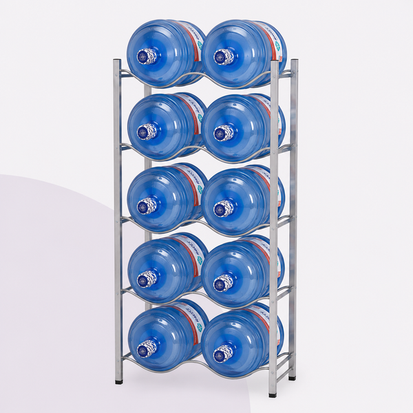 Rack Organizador  Para 10 Bidones de Agua 20 Litros