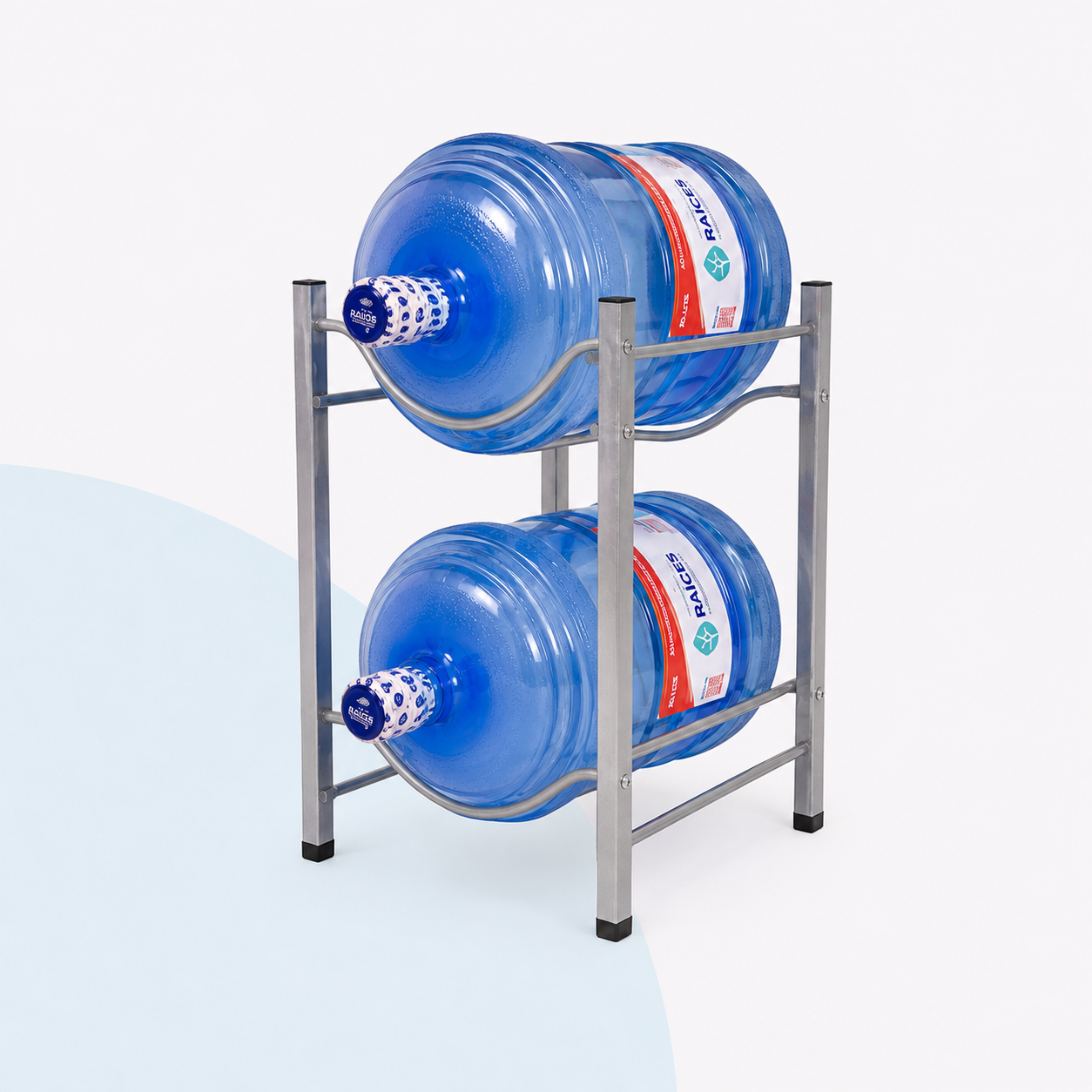 Rack Organizador Para 2 Bidones de Agua de 20 Litros