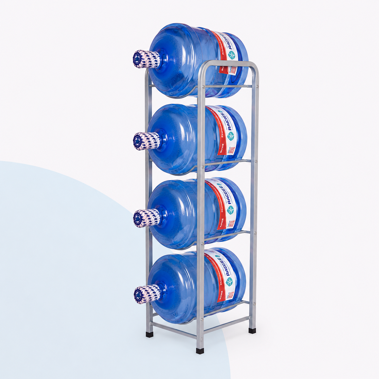Rack Organizador Para 4 Bidones de Agua 20 Litros