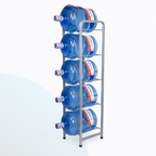 Rack Organizador  Para 5 Bidones de Agua 20 Litros
