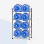 Rack Organizador Para 8 Bidones de Agua 20 Litros