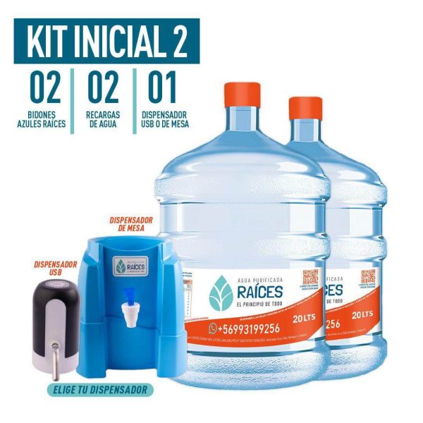 Kit Inicial 2 - Agua Purificada