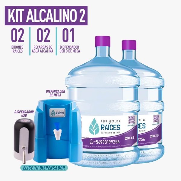Kit Inicial 2 - Agua Alcalina