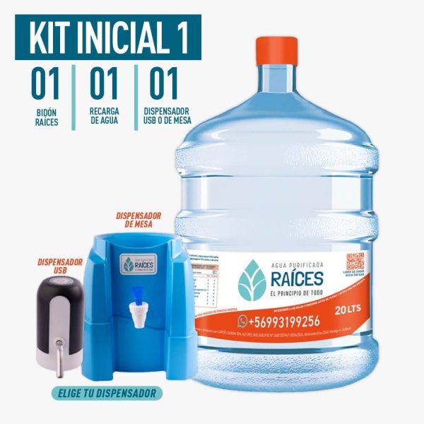 Kit Inicial 1 - Agua Purificada