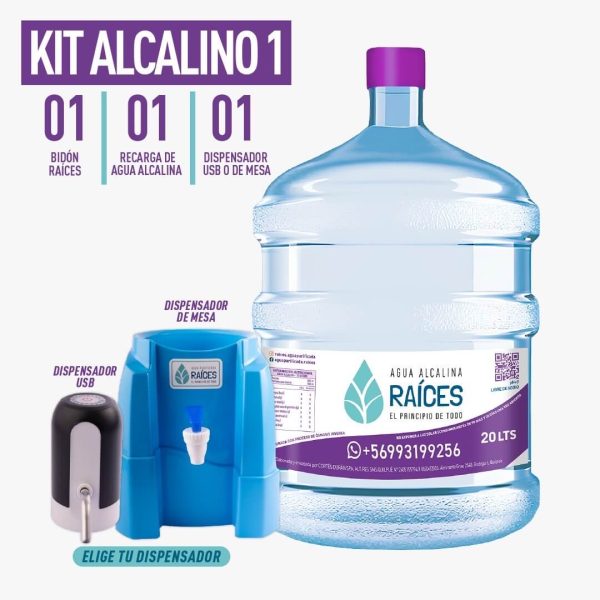 Kit Inicial 1 - Agua Alcalina